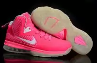 nike lebron 9 pas cher chaussure femmes nouveau rose blanc abricot